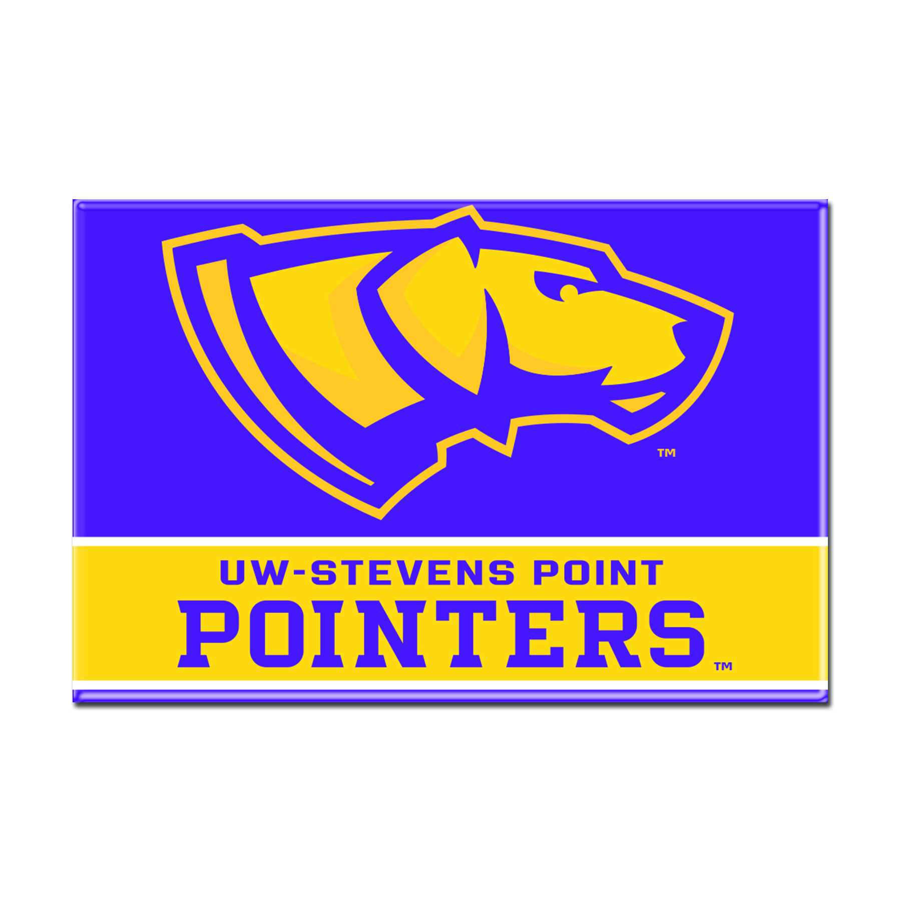 Product image 1 of 1 for UWSP Metal Magnet