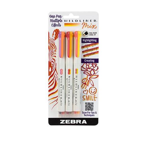 Zebra Midliner Mix Ended Highlighter 3 Pack; $7.99