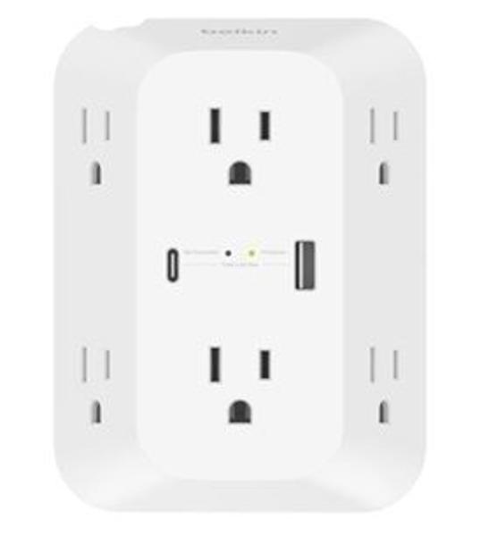 Belkin  Surge Protector w/ USB Port and Fast Charging USB-C; $24.95