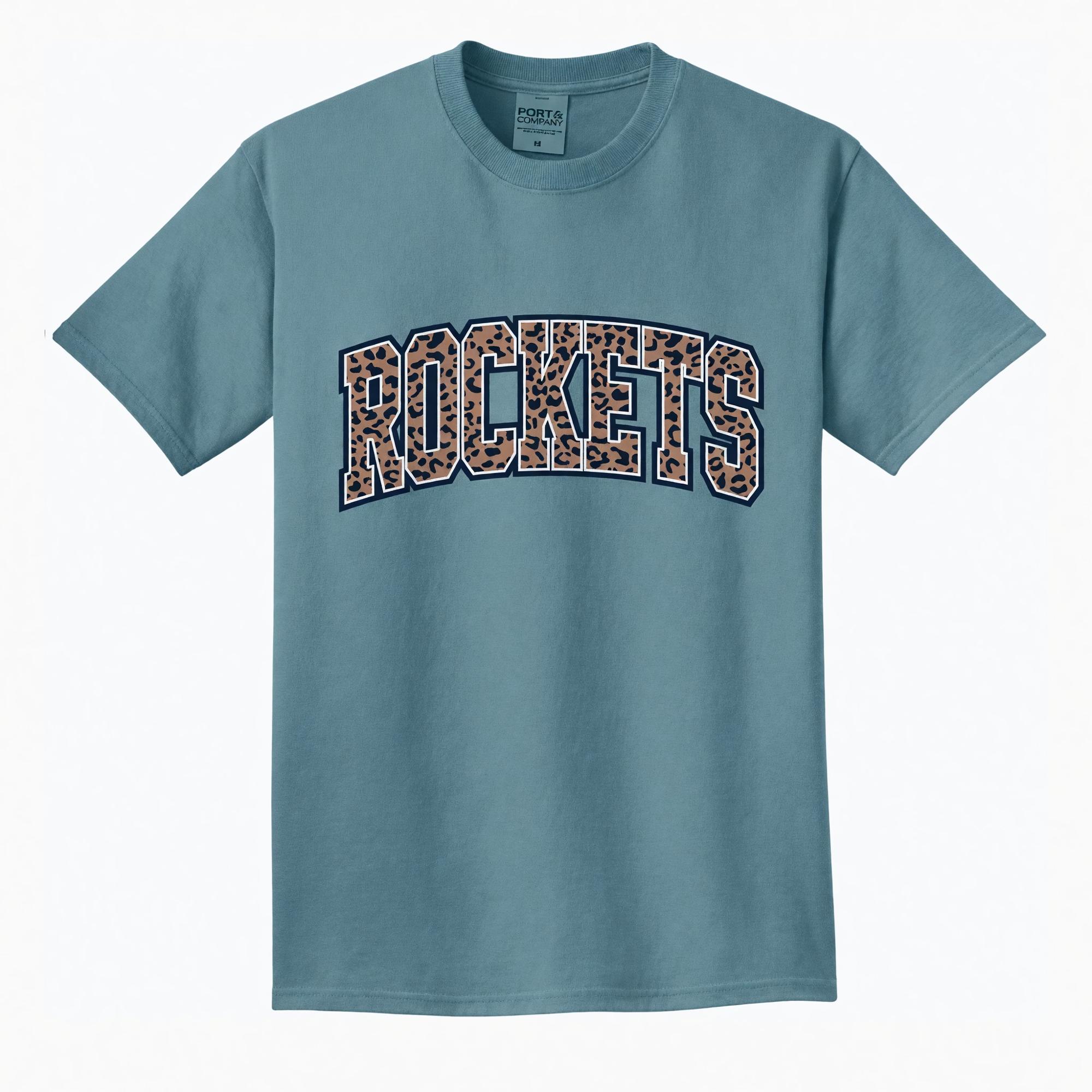Product image 1 of 3 for Rockets Leopard Beach Wash Garment Dyed Tee