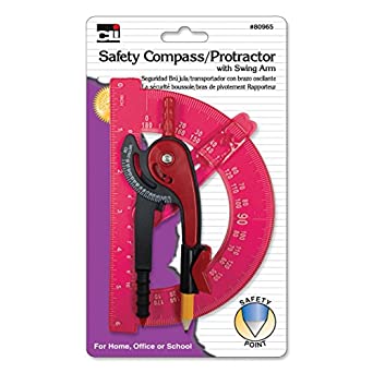 image of: Safety Compass/ Protractor