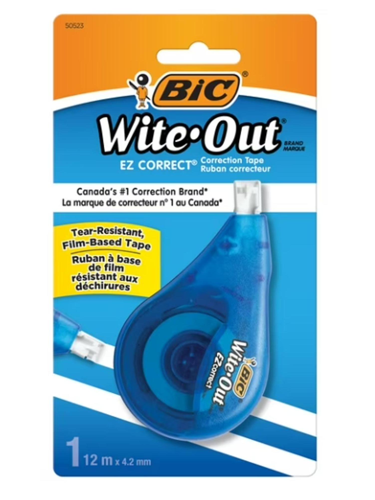 BIC Wite-Out EZ-Correct Correction Tape, White