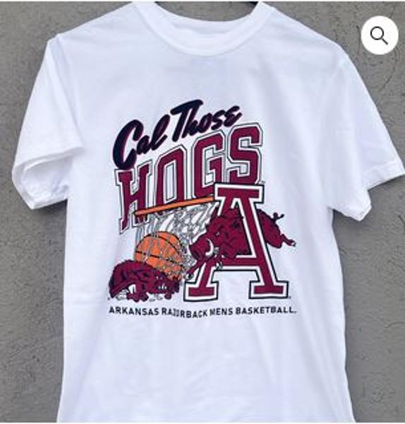 Arkansas Razorbacks Cal Those Hogs Logos SS T-Shirt; $34.00