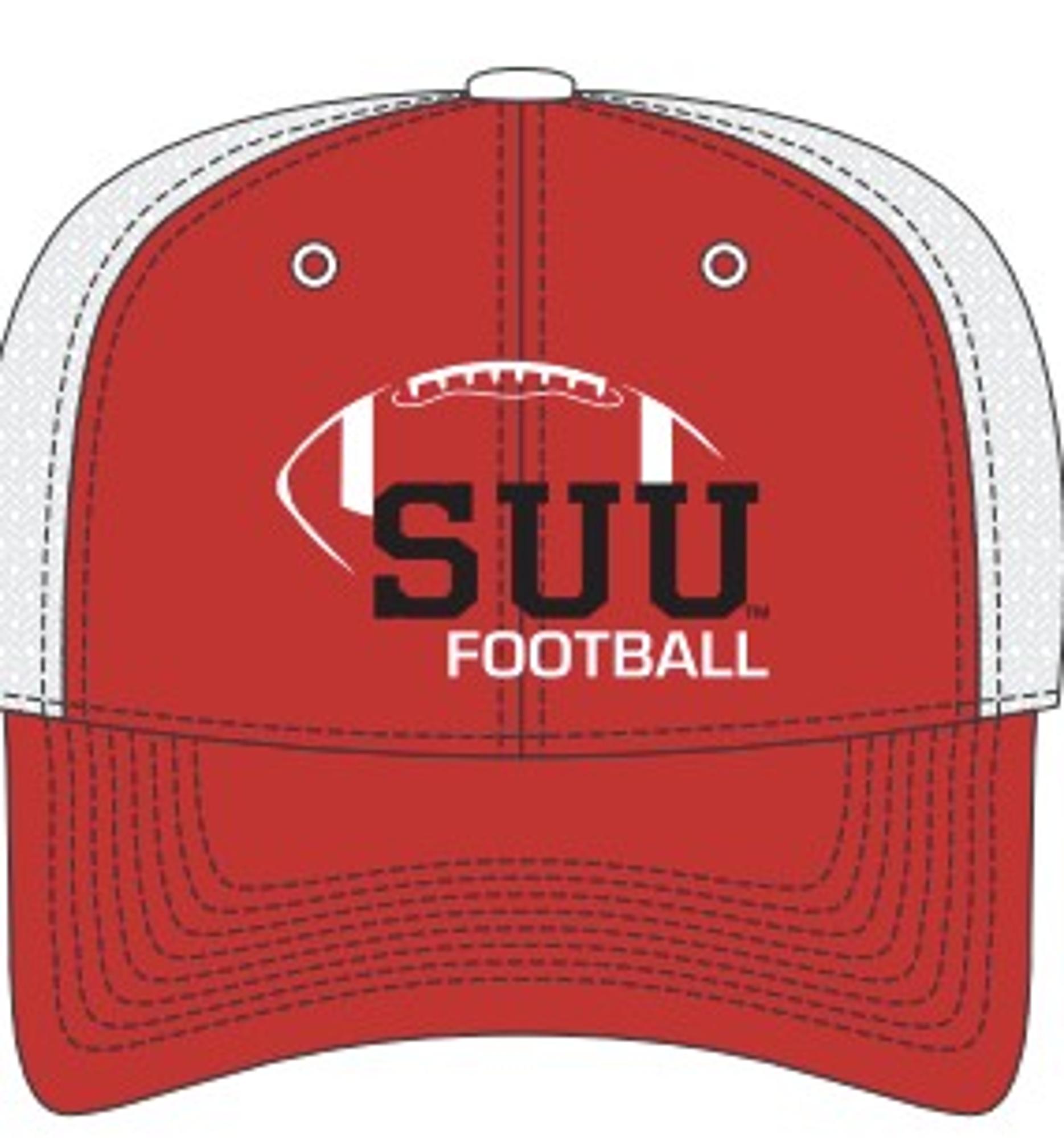 image of: THE GAME HAT RED SUU/FOOTBALL