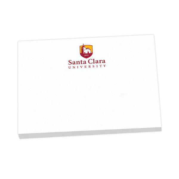 Santa Clara Souvenir Sticky Note 4x3 Pad, 25 sheet 2 Pack; $4.98