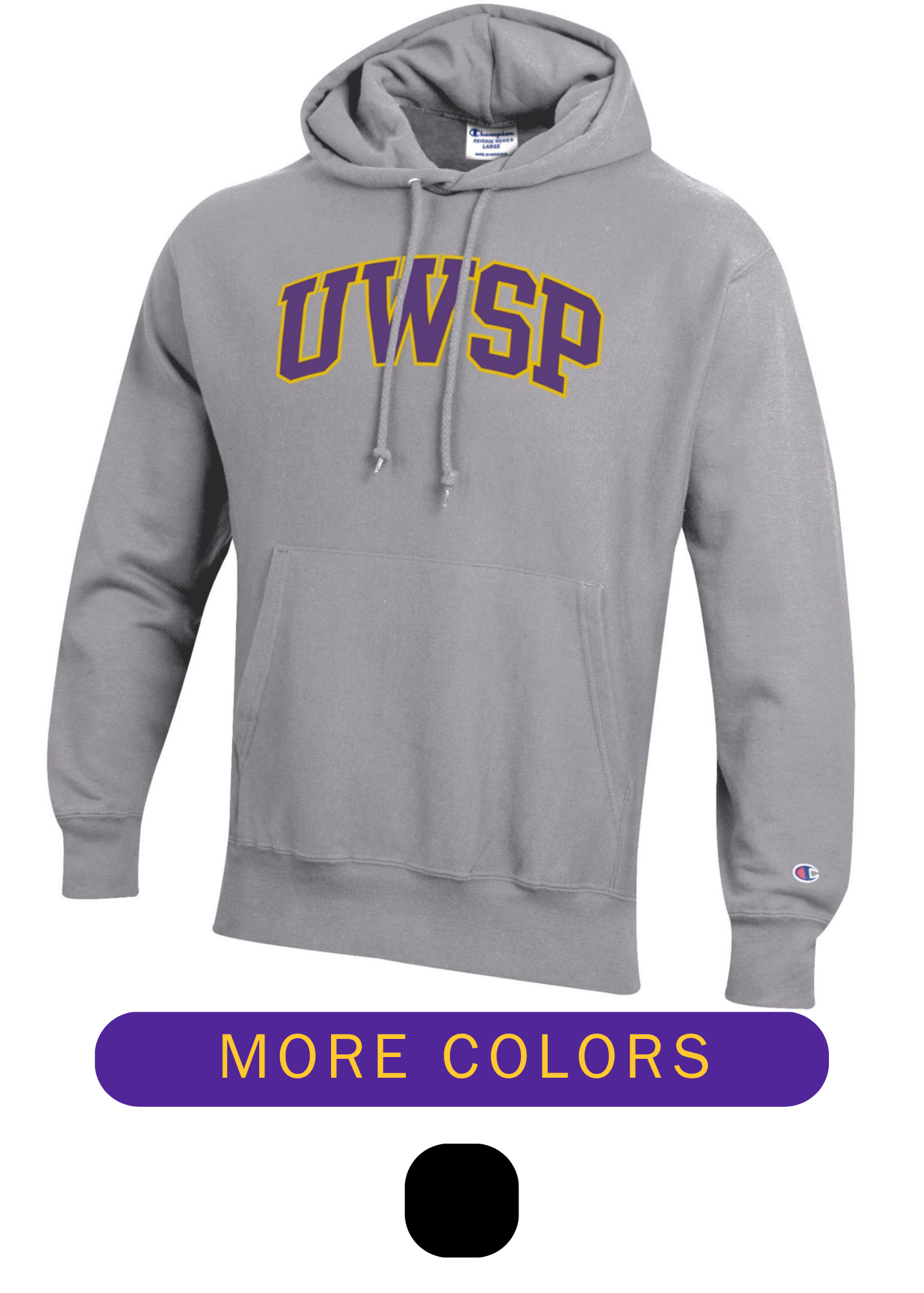 Product image 1 of 1 for UWSP Champion Arch Reverse Weave Hoodie