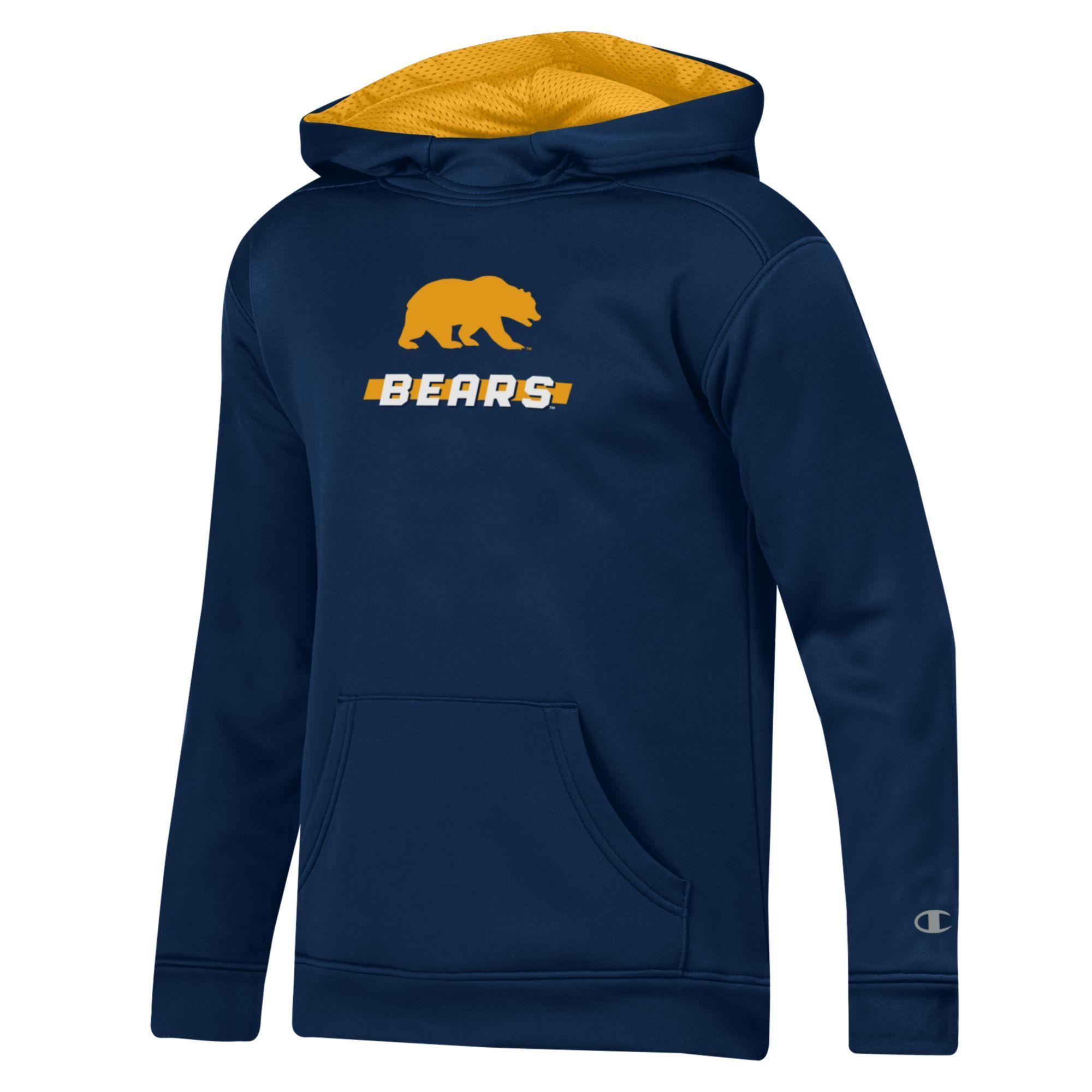 Youth Stadium Mesh Lined Hood Walking Bear Logo Cal Student Store