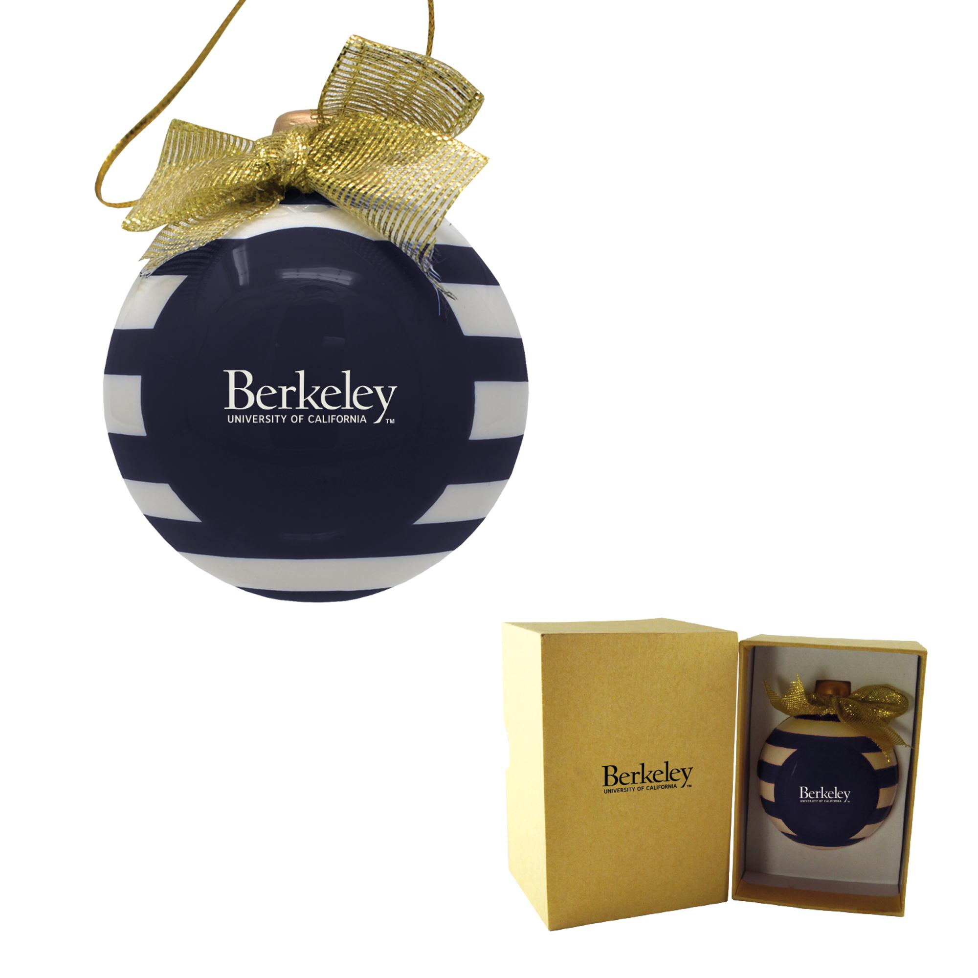 Product image 1 of 1 for Ceramic Bulb Shape Ornament Berkeley Logo