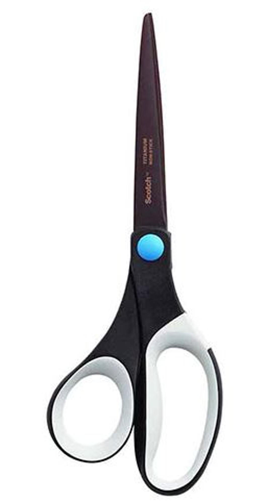 Scotch 20cm Titanium Scissors - Comfort Grip, Stay-Sharp Blades For Left Or Right Hand