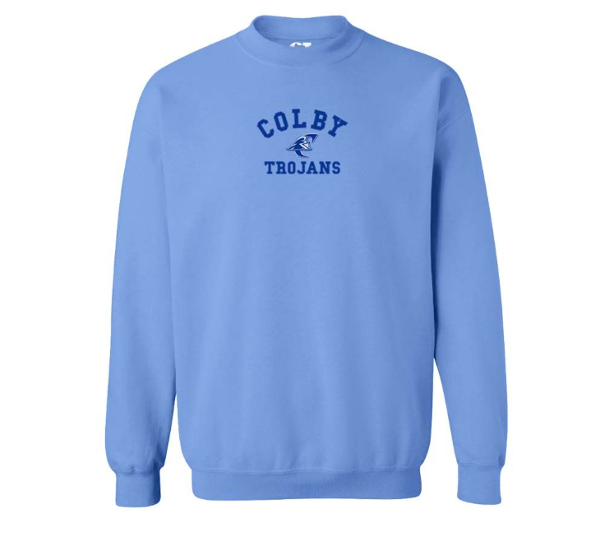 Powder Blue Crewneck; $42.99