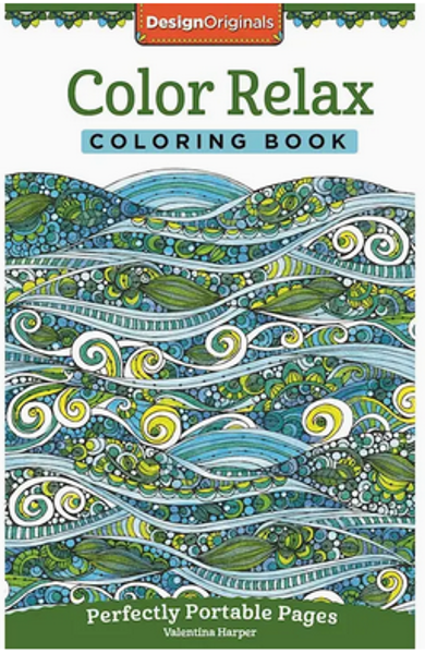 COLOR RELAX COLORING BOOK; $4.99