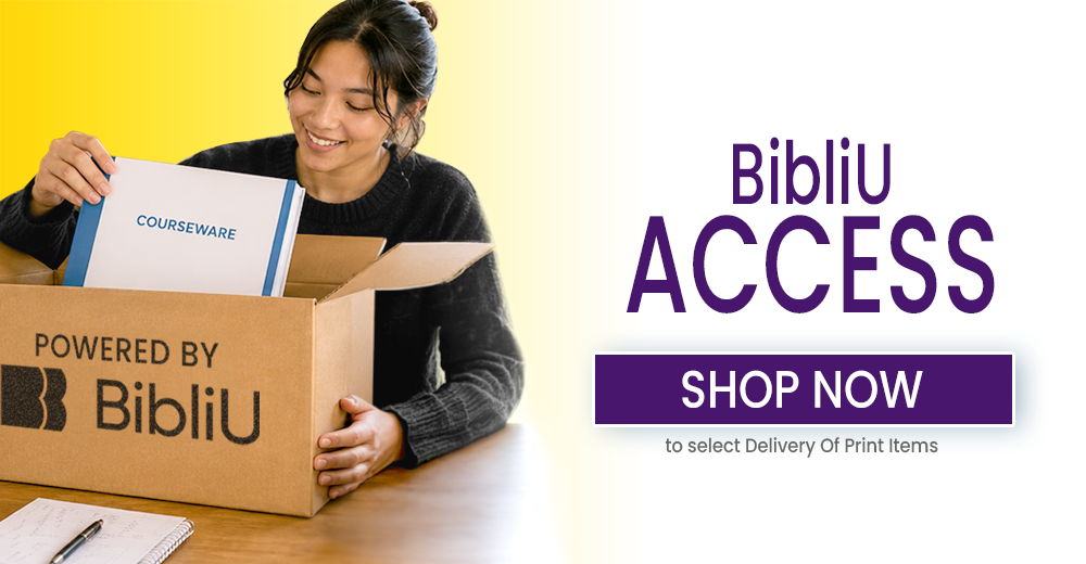 BibliU Access: Shop now to select delivery of Print Items