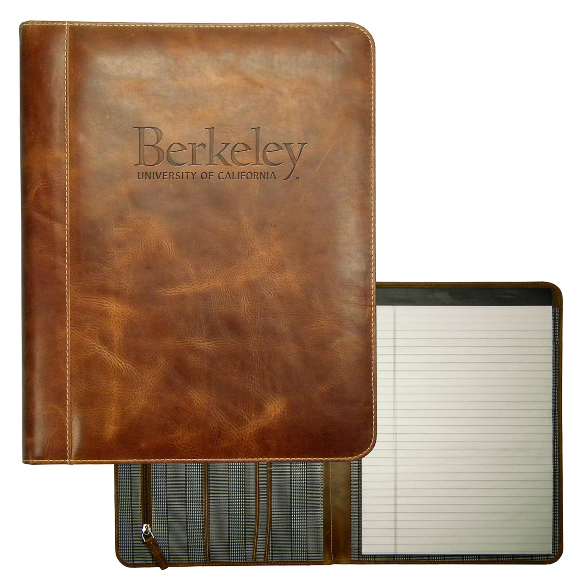 image of: Westbridge Leather Padholder Berkeley Logo