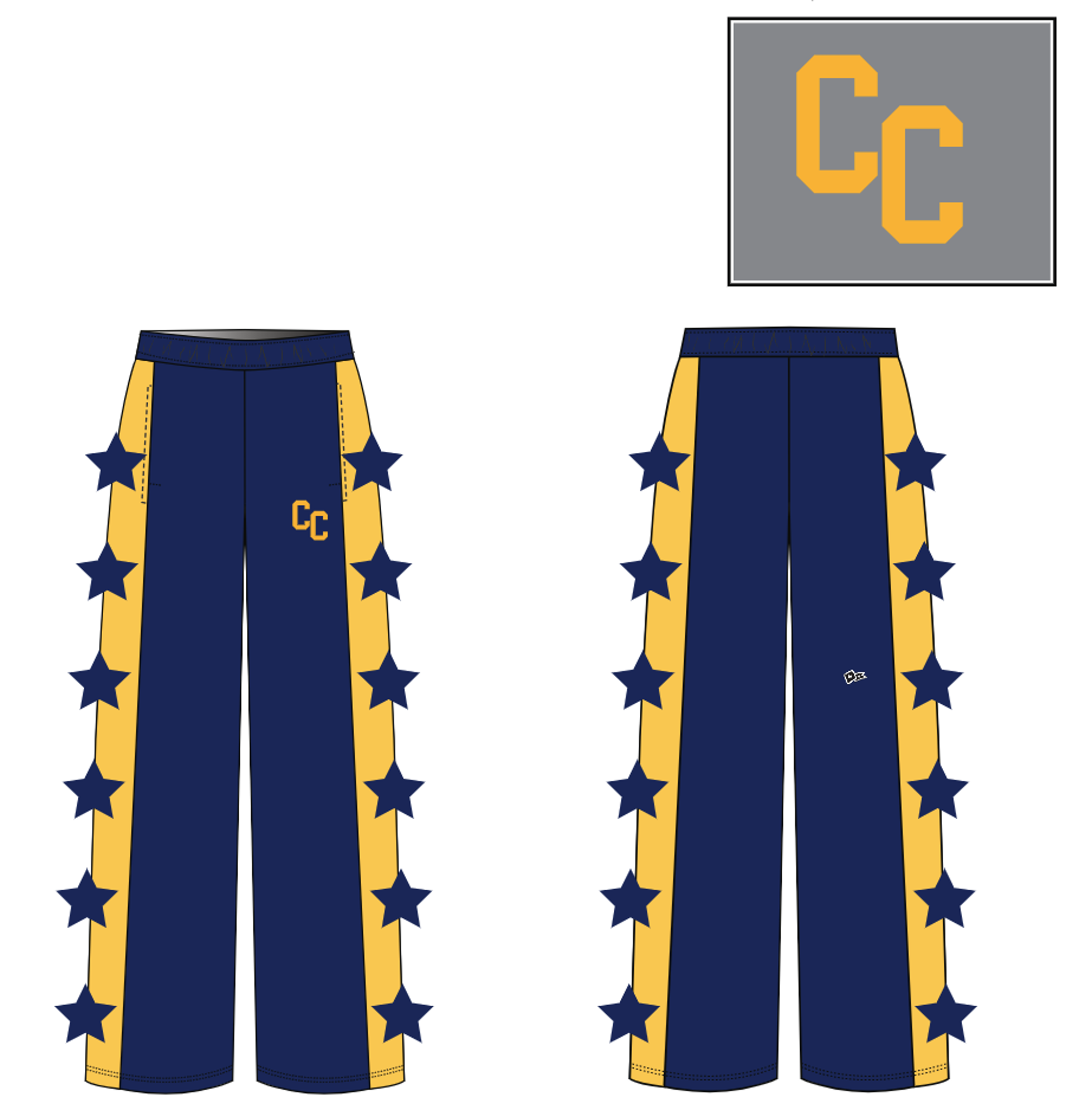 Product image 1 of 1 for Hype & Vice CC Star Stride Pant