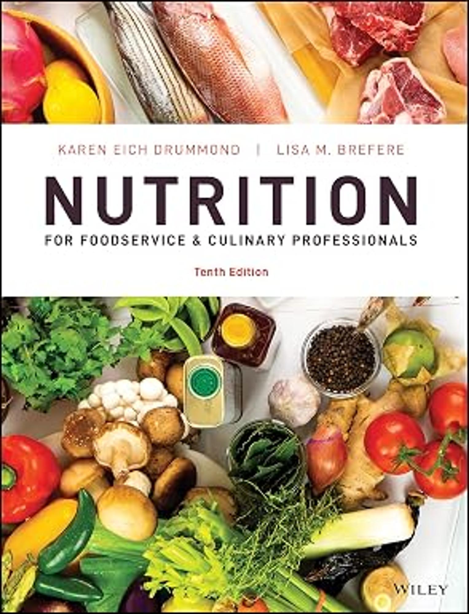 Cover image for NUTRITION F/FOODSRV.+CUL.PROFESSIONALS