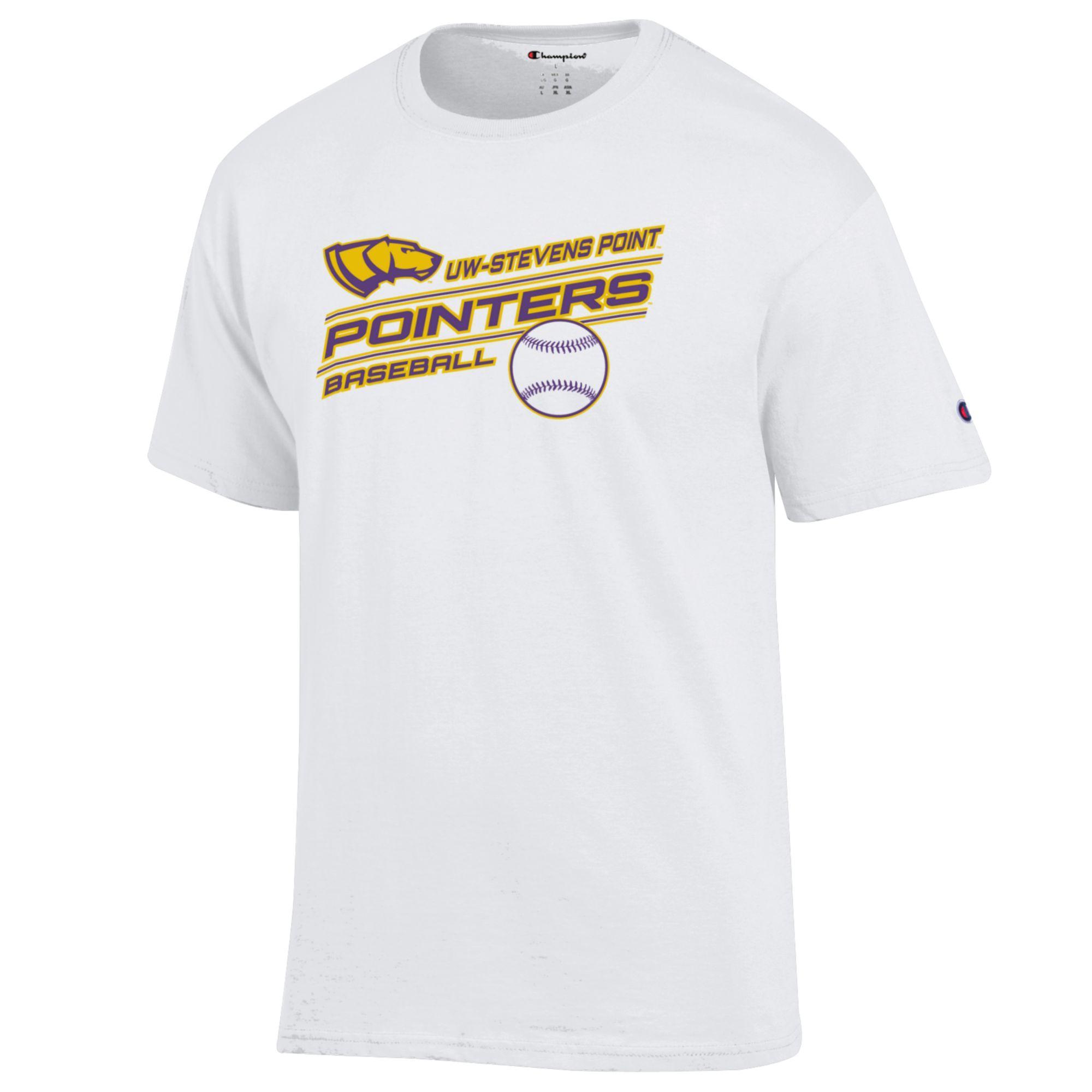 Product image 1 of 1 for UWSP Baseball Champion Basic Tee,  White