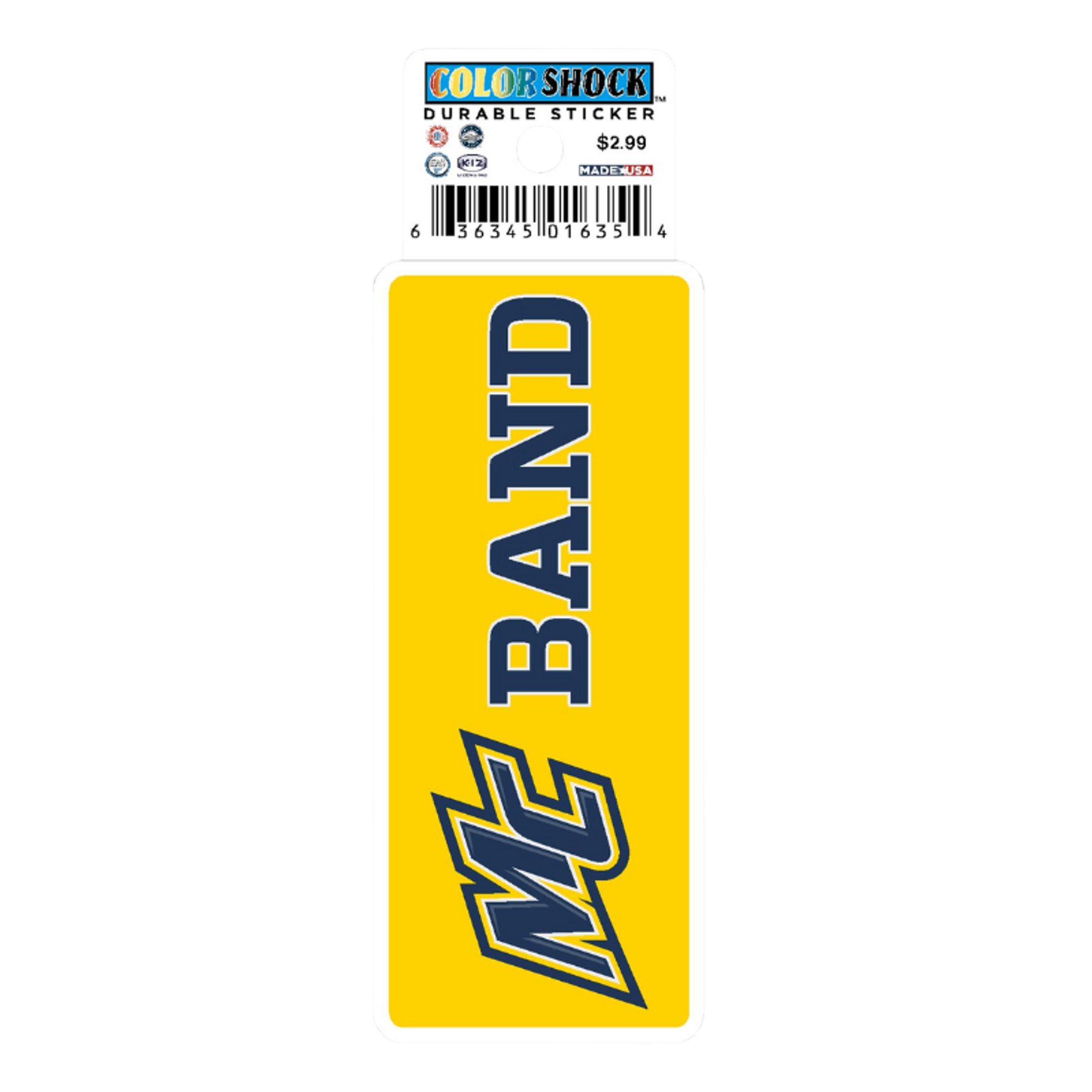 MC Band Textured Stickers