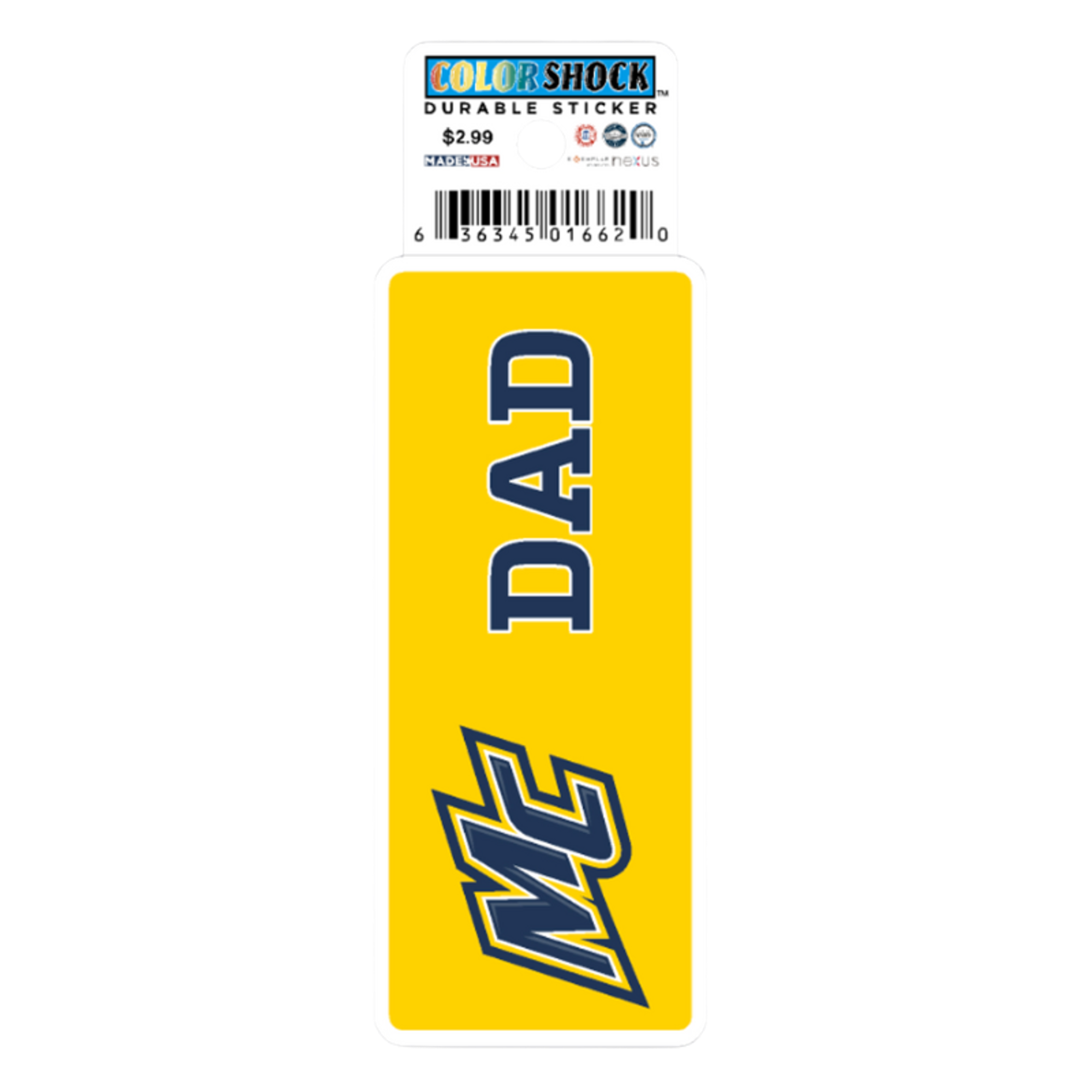 image of: MC Dad Textured Sticker