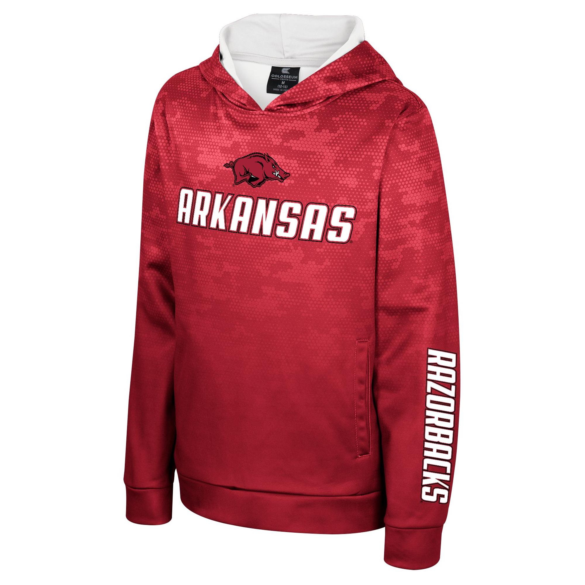 image of: Arkansas Razorbacks Youth High Voltage Sublimated Hoodie