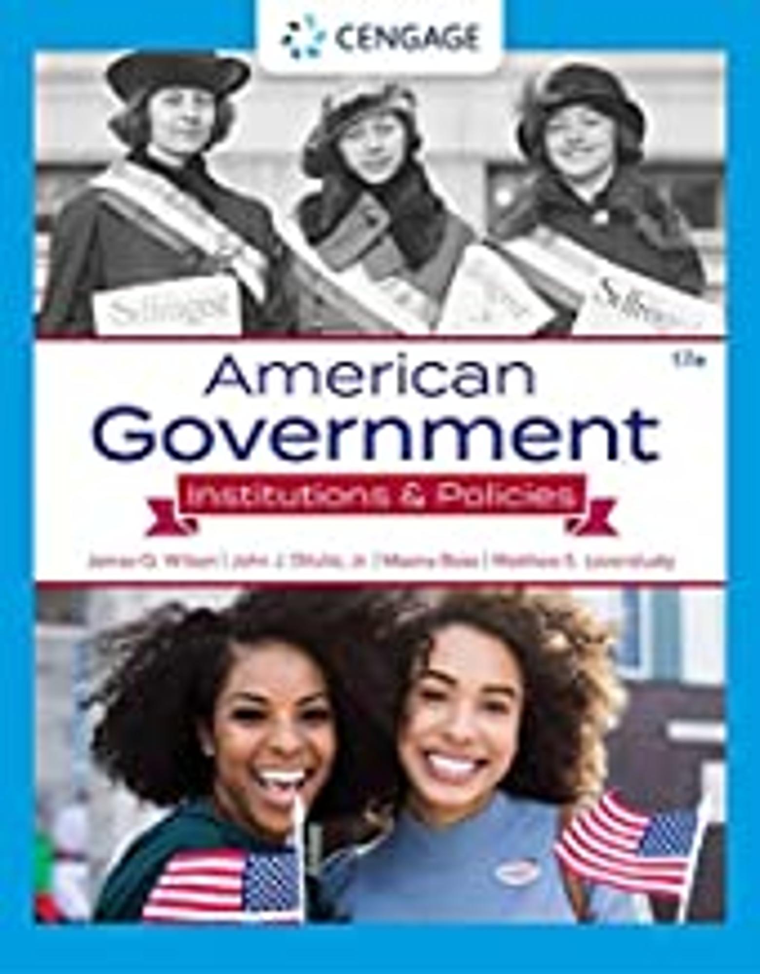 Cover image for American Government : Institutions and Policies