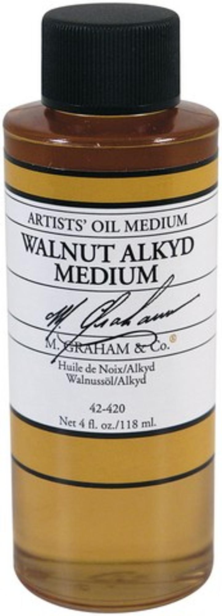 image of: GRM WALNUT ALKYD 4OZ GRAHAM