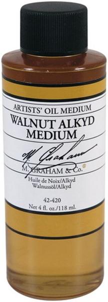 GRM WALNUT ALKYD 4OZ GRAHAM; $14.99