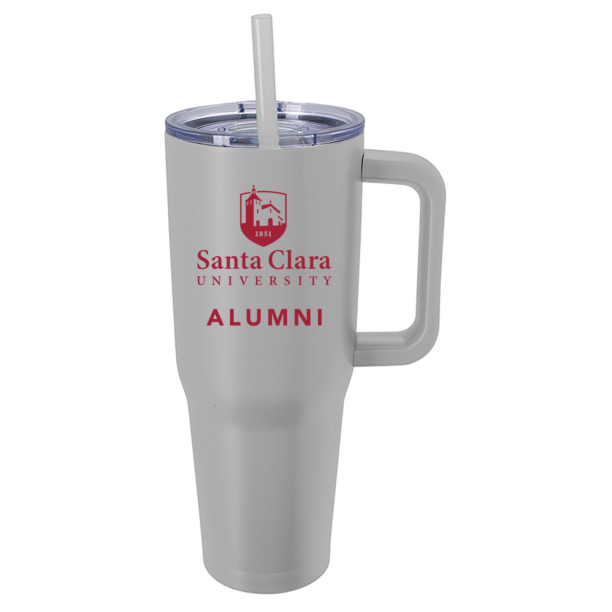 Product image 1 of 1 for Santa Clara Broncos Alumni Nova Handle Mug, 40 Ounces, Gray