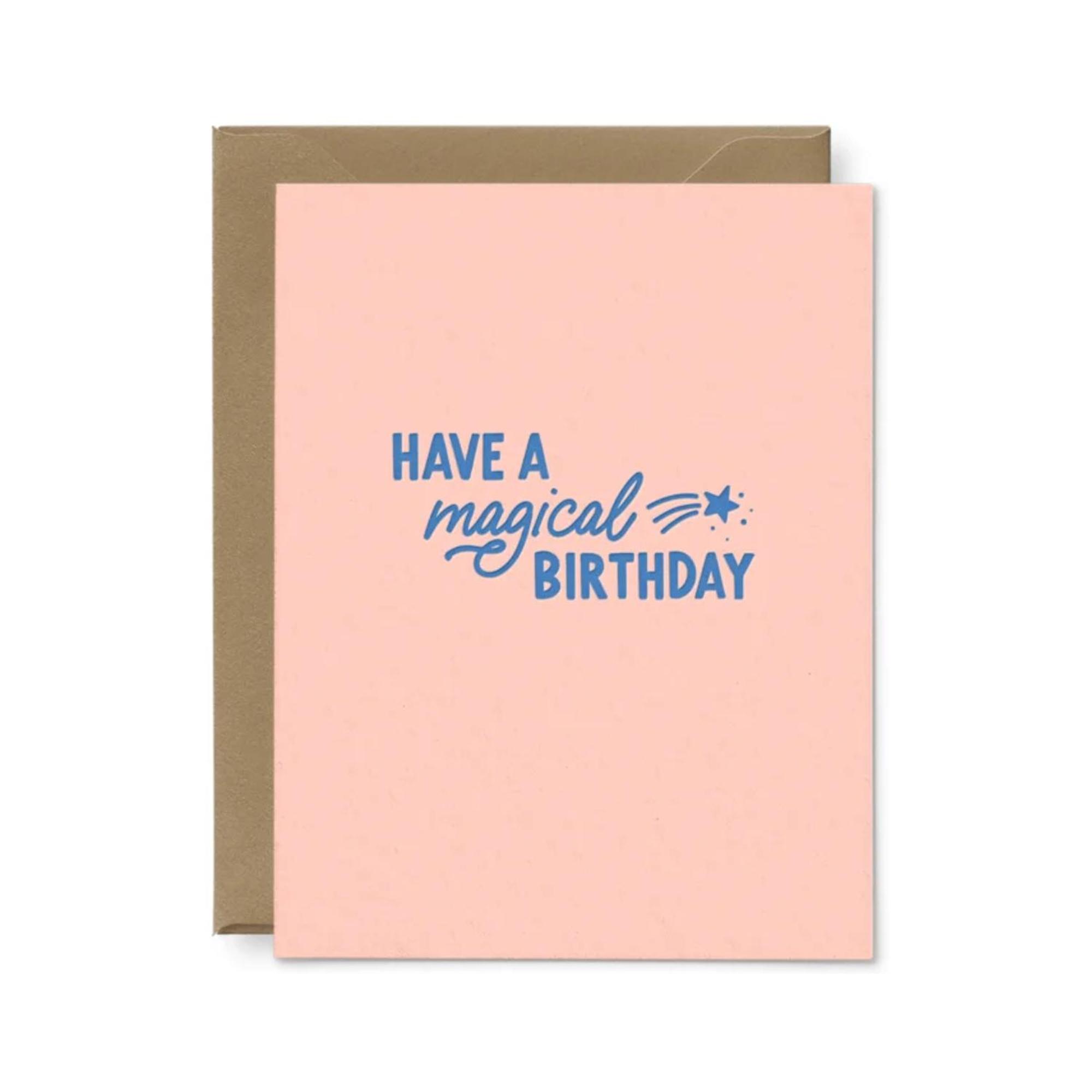 Product image 1 of 1 for Magical Birthday Greeting Card, Pink