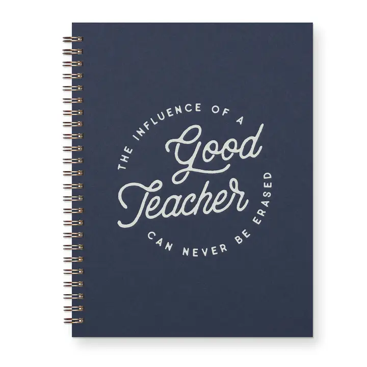 image of: Teacher Influence Journal, Lined Notebook, Navy