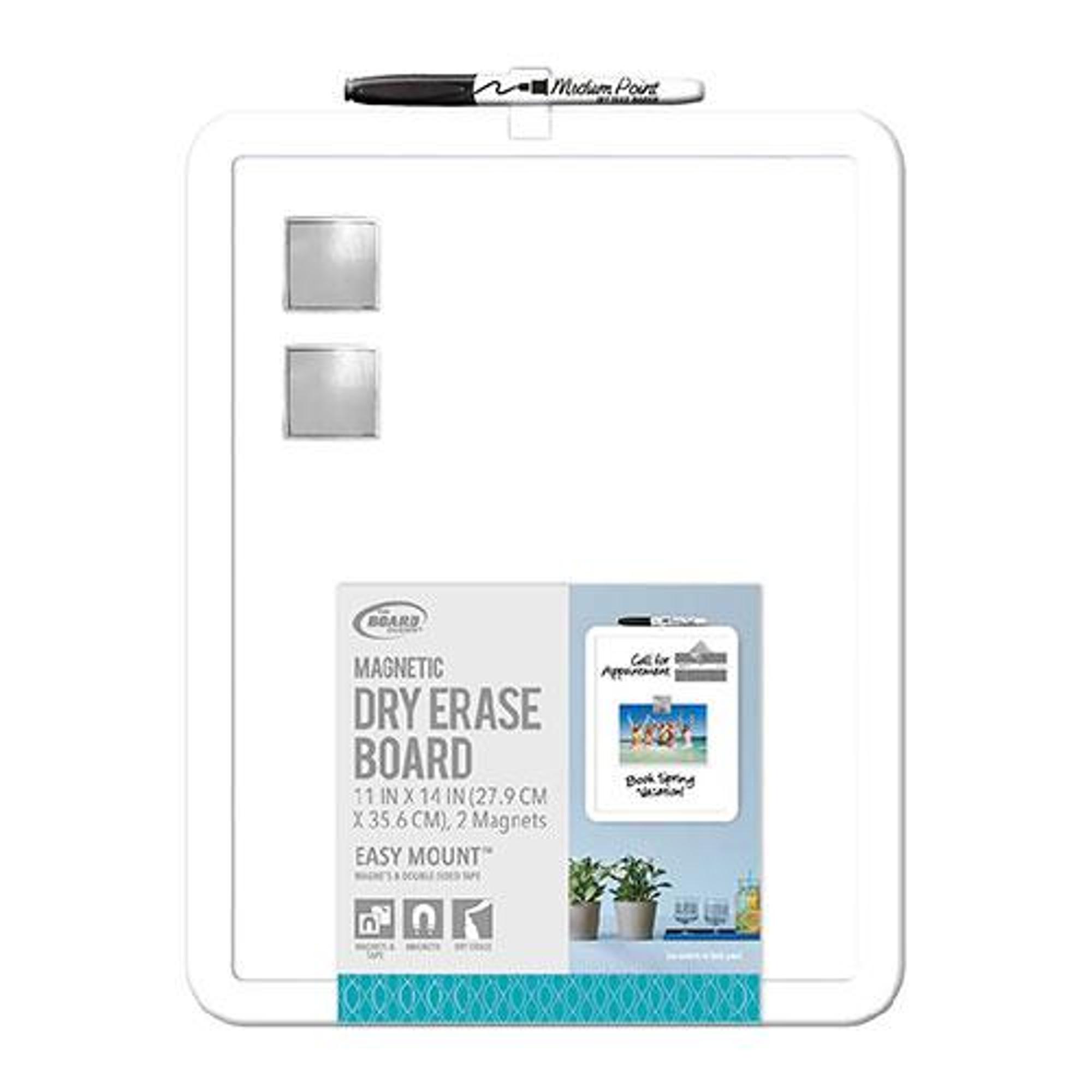 image of: Magnetic Board, White, 11" X 14"