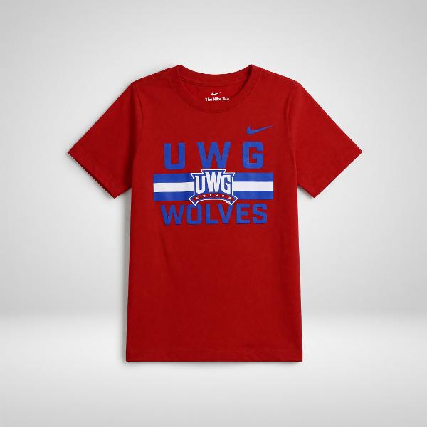 NIKE CORE COTTON YOUTH TEE; $29.99