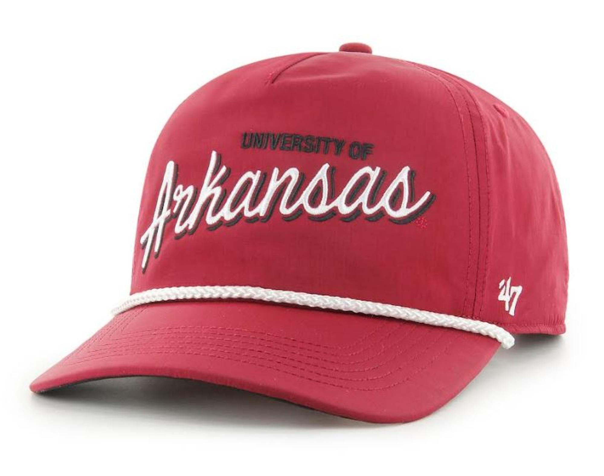 Arkansas Razorbacks 47 Brand Fairway Hitch Rope Hat Campus Bookstore Fayetteville