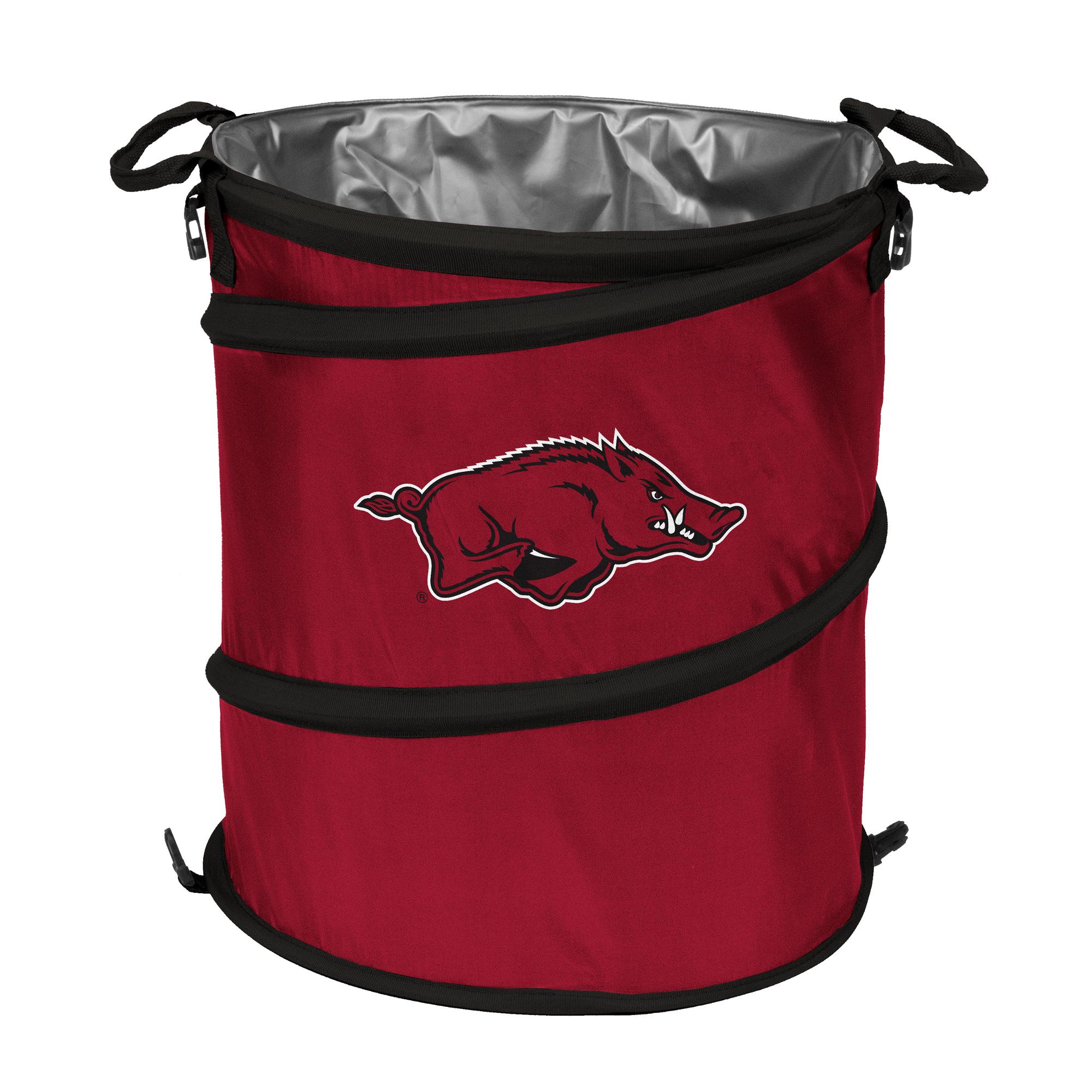 image of: Arkansas Razorbacks Collapsible 3-IN-1Storage Bin - Red