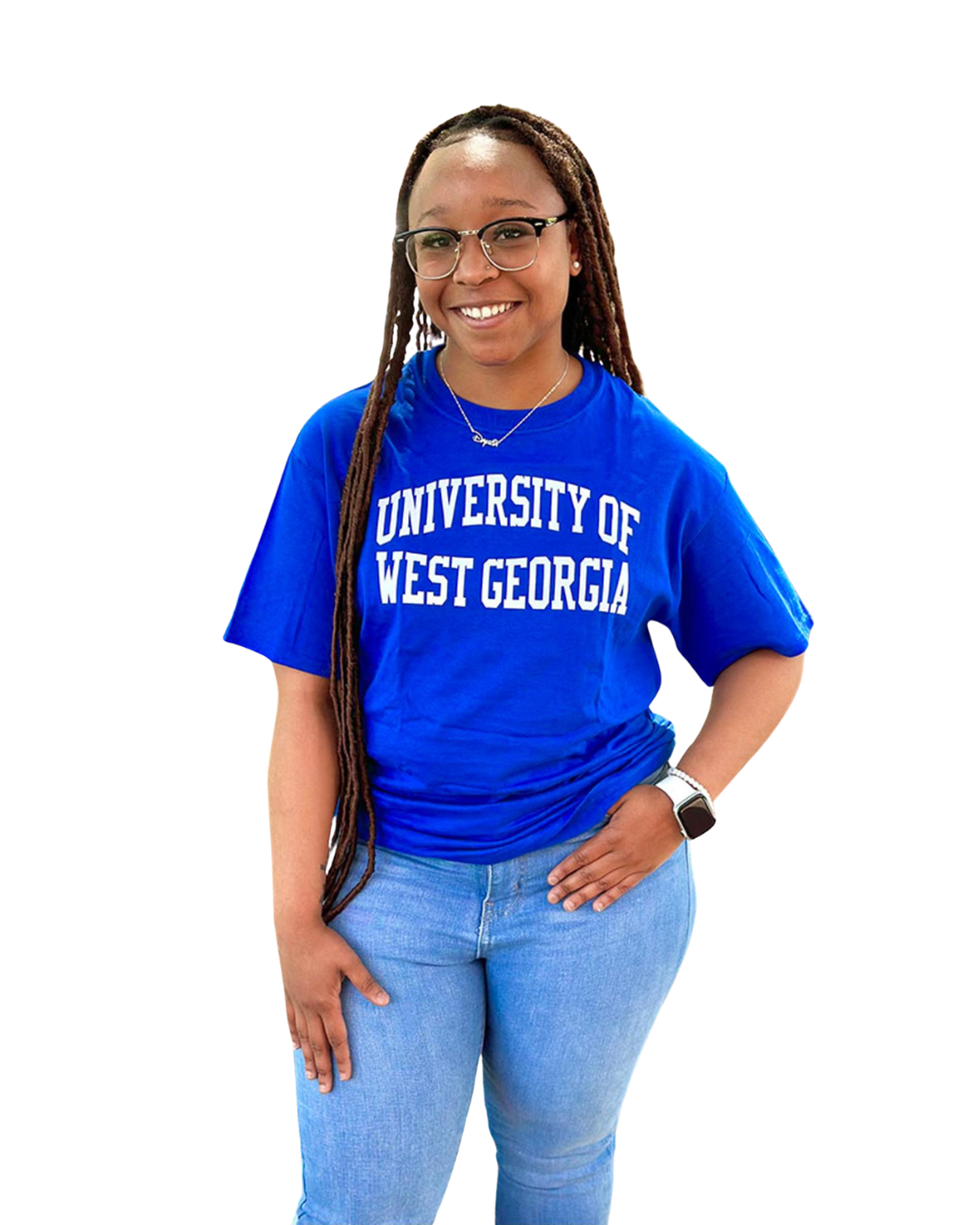 Product image 1 of 15 for UNIV. WEST GA TEXT ROLLED TEE