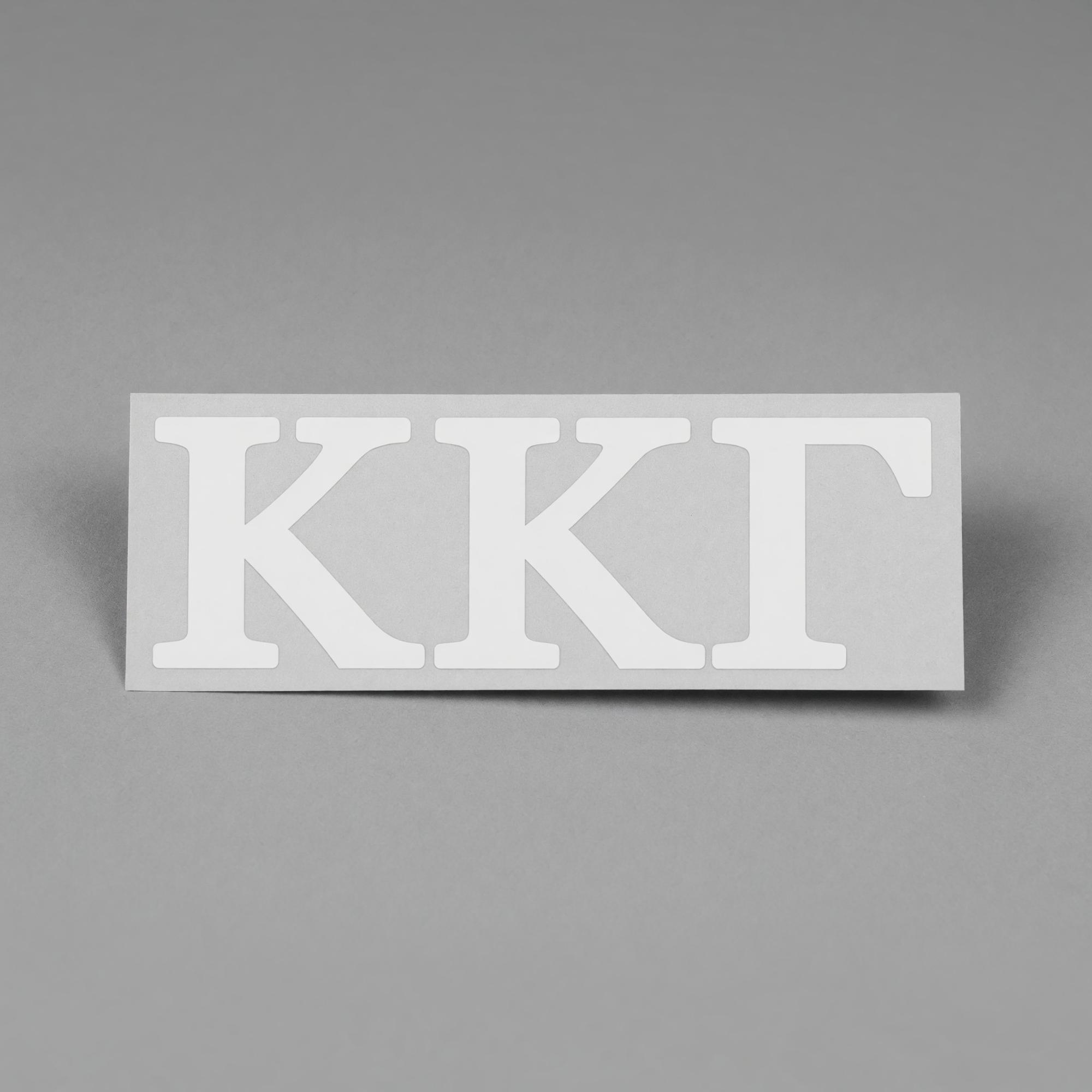 Variant 9 of 12 for Sorority Greek Letter Decal Sticker