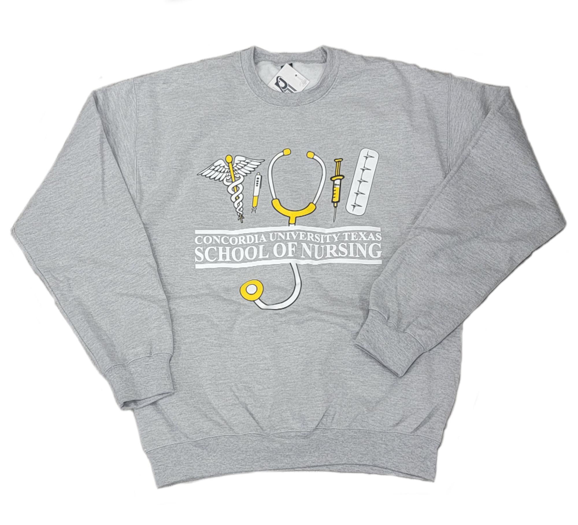 SNA School of Nursing Crewneck Grey