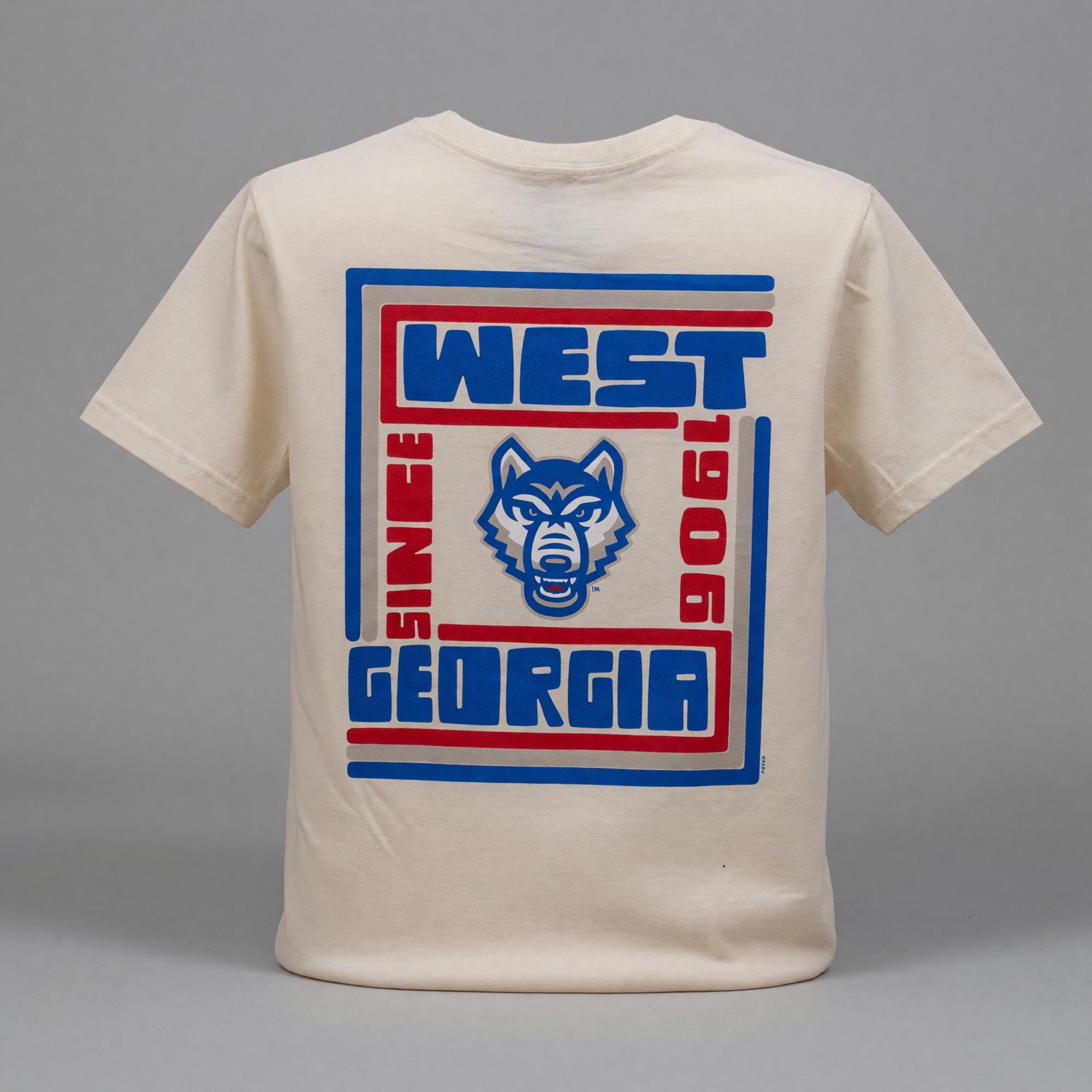 Variant 4 of 10 for RETRO LINES WOLF LOGO T-SHIRT