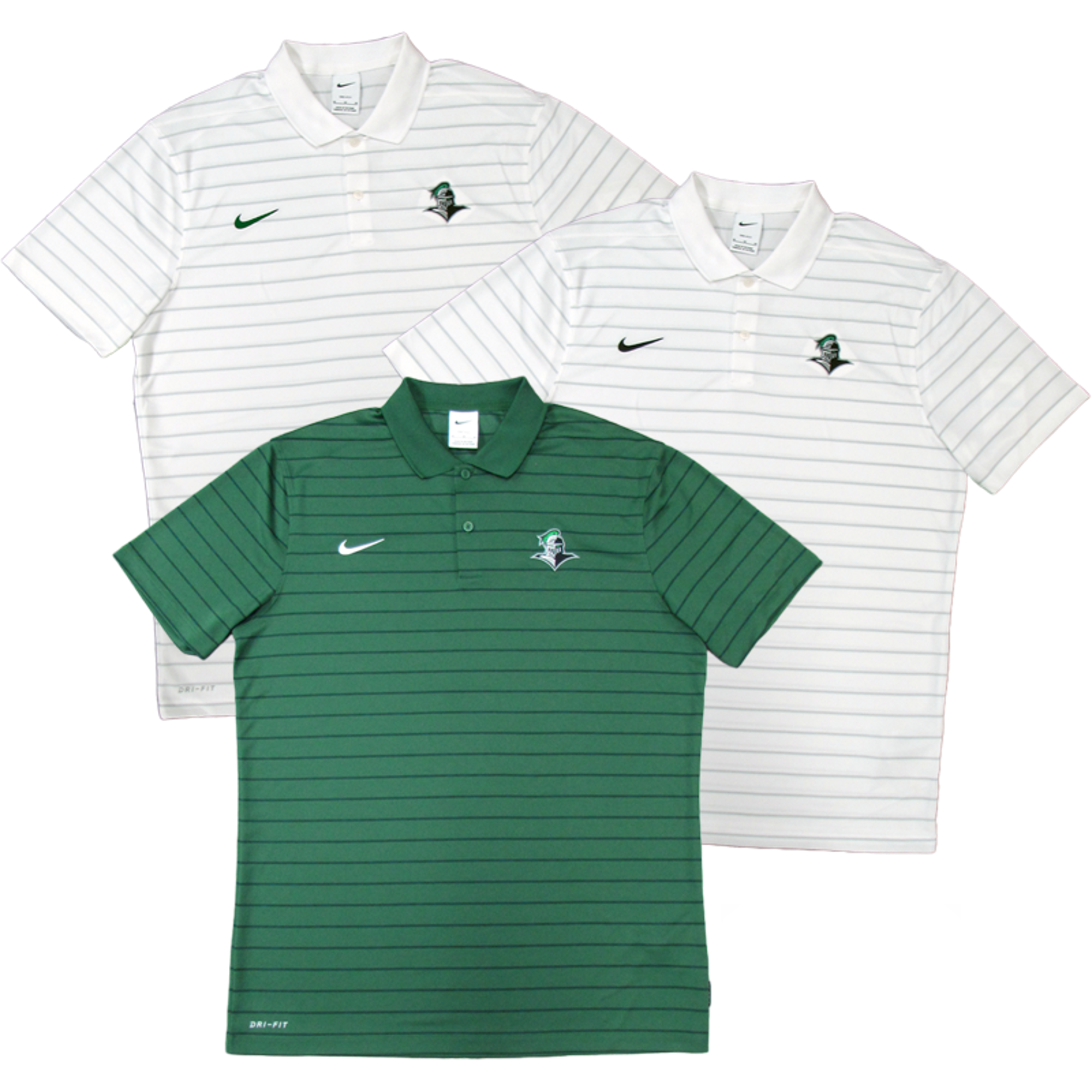 image of: NIKE MENS LOUIE POLY VICTORY STRIPE POLO