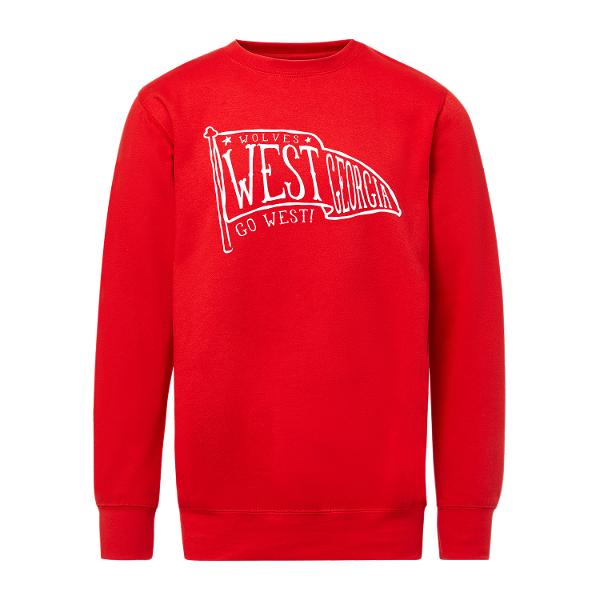 UWG PENNANT CREWNECK SWEATSHIRT; $32.99