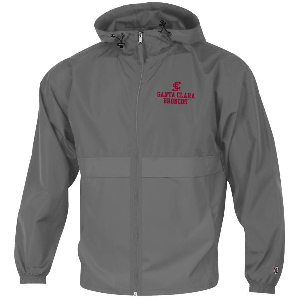 Santa Clara Broncos Champion Light-Weight Full Zip Jacket, Graphite; $59.98