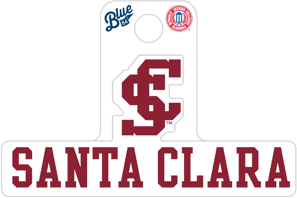 Santa Clara University Wordmark Sticker; $6.98
