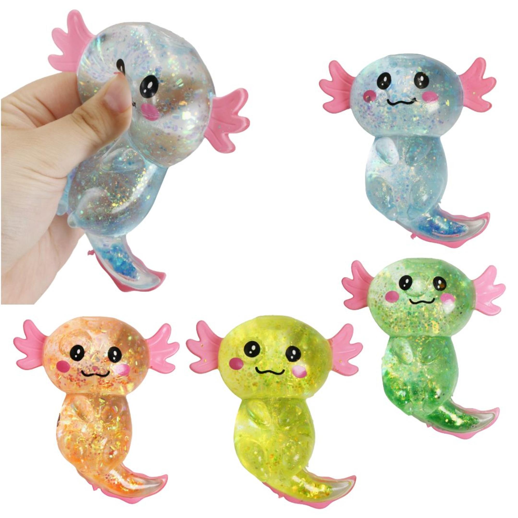 Product image 2 of 2 for Fidget Toy - Cute Axolotl Glittery Squishy
