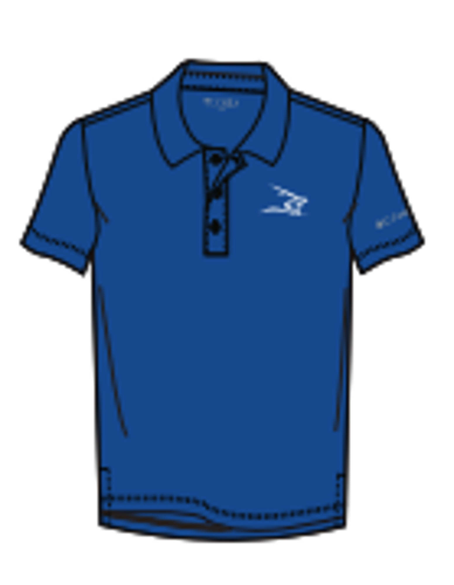 Product image 1 of 1 for TAMUK COLUMBIA DRIVE POLO BLUE