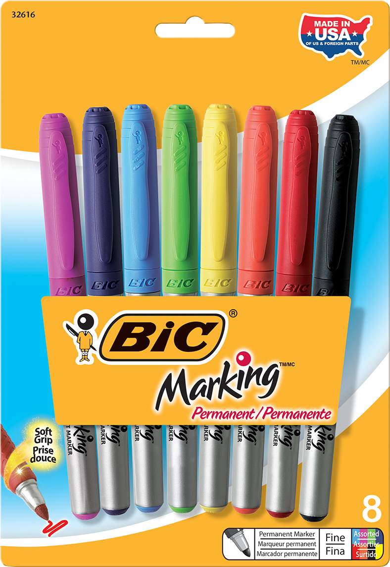 Product image 1 of 1 for BIC Intensity Permanent Markers, Asst, 8pk