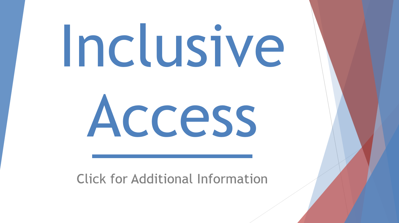 Click for Additional Information on Inclusive Access