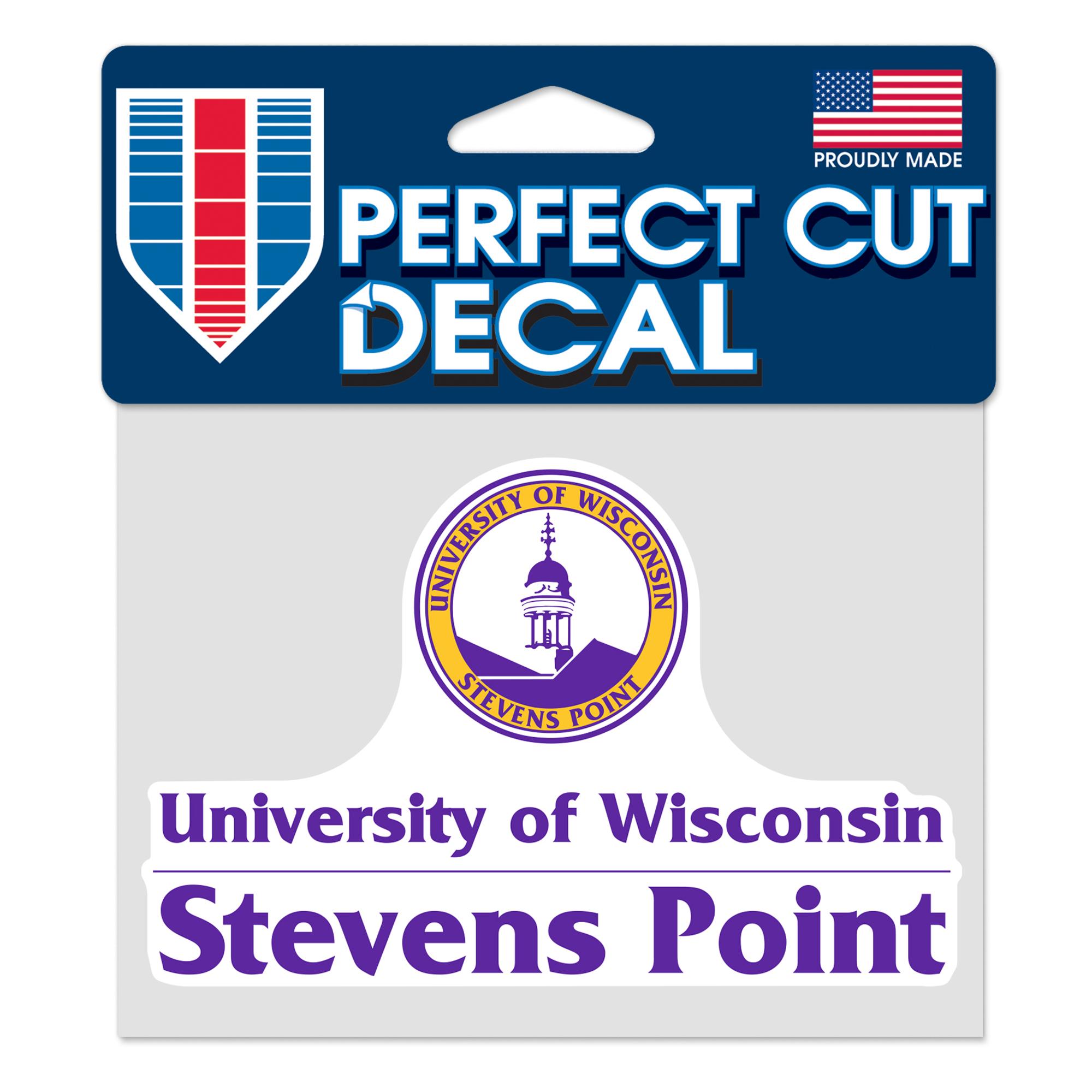 Product image 1 of 1 for University of Wisconsin Stevens Point 4x5 Decal