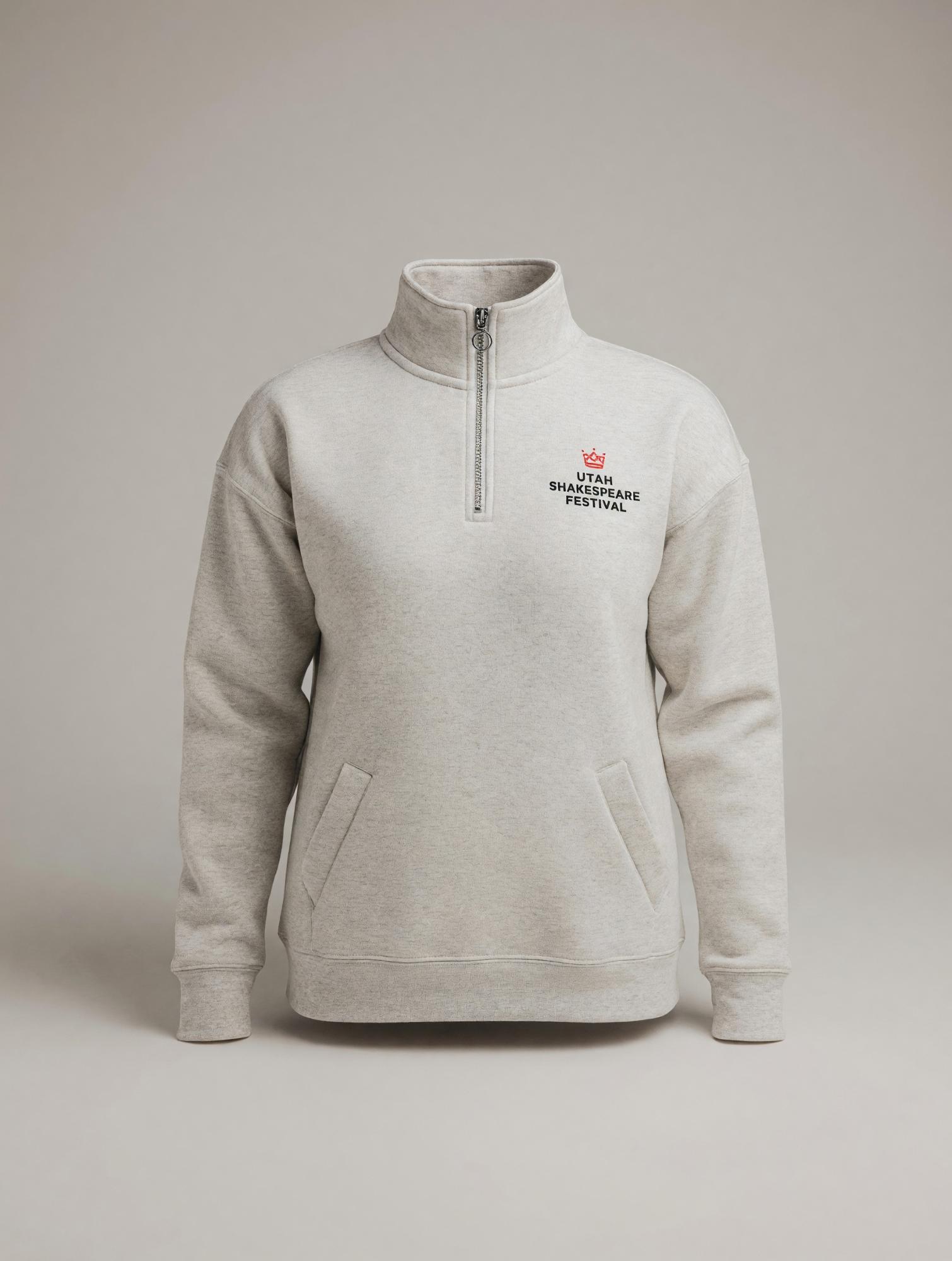 Product image 1 of 4 for Utah Shakespeare Festival Fleece 1/4 Zip Pullover 2024