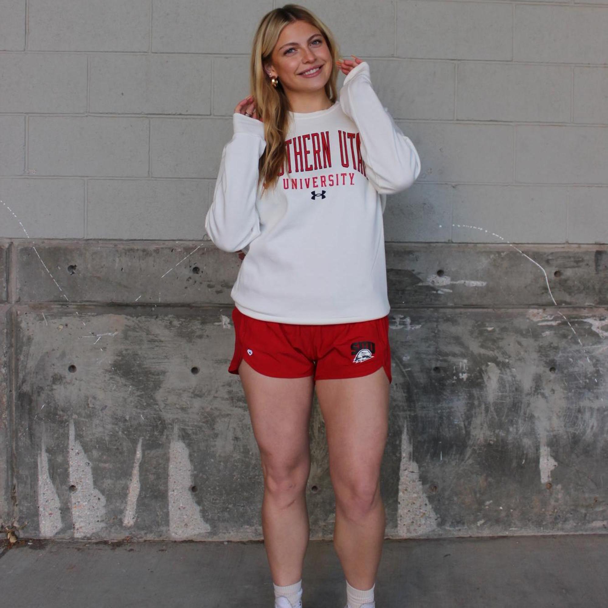 Product image 2 of 3 for Colosseum Women Shorts Red SUU Thor High Waist
