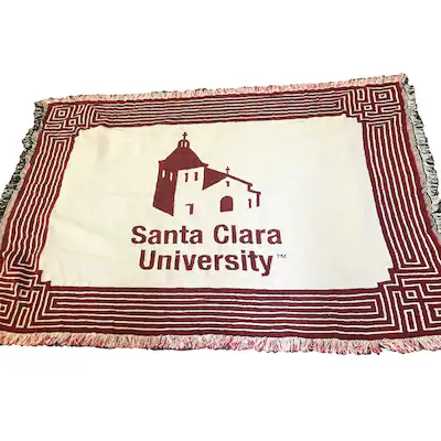 image of: Santa Clara University Afghan Throw Blanket