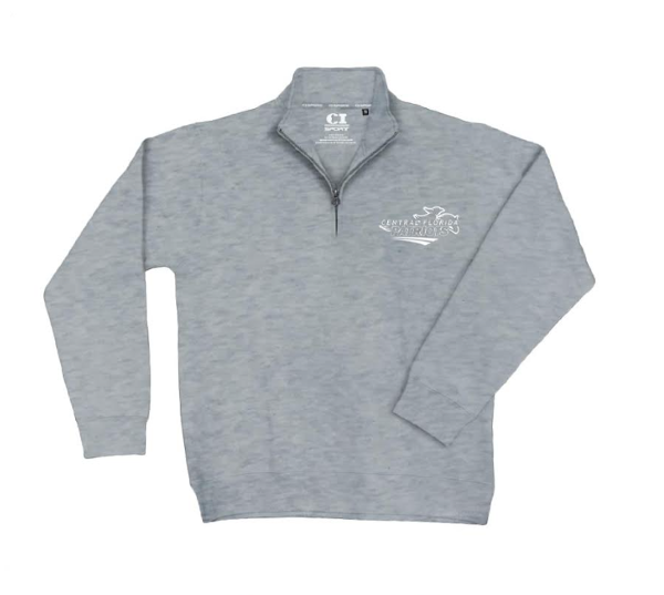 CF 1/4 ZIP SWEATSHIRT LC EMB; $59.99